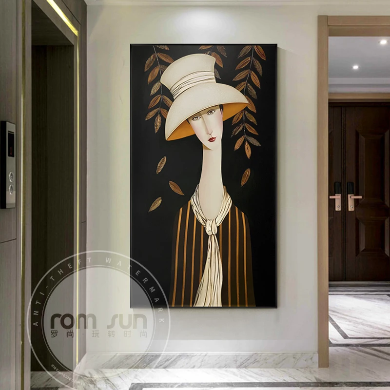 Modern Elegant Girl Canvas Art Landscape Poster Print Creative Painting Decor Wall Art For Living Room Studio cuadros decoracion
Modern Elegant Girl Canvas Art Landscape Poster Print Creative Painting Decor Wall Art For Living Room Studio cuadros decoracion