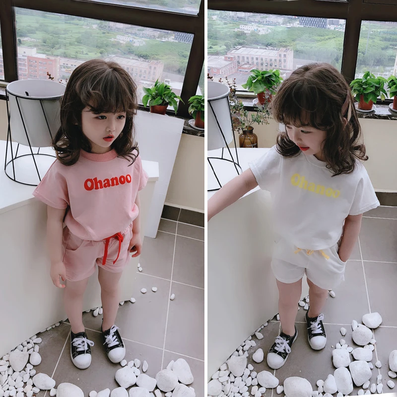 2019 New Kids Sports Suit for Summer Girls Lovely T-shirt + Comfortable Pure Shorts 2pcs per set
2019 New Kids Sports Suit for Summer Girls Lovely T-shirt + Comfortable Pure Shorts 2pcs per set
