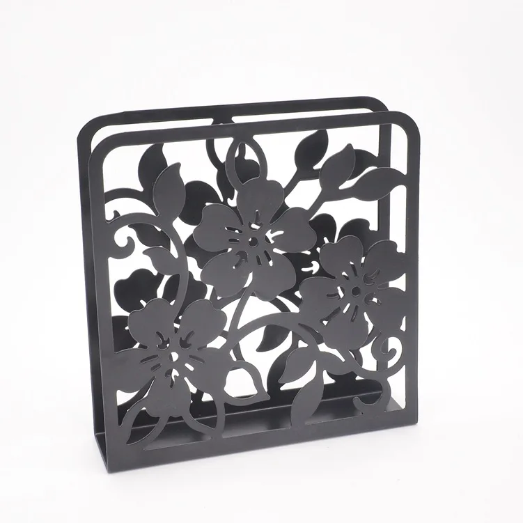 Napkin Holder Flower Tissue Boxes Dining Decor Organizer Picnic Caddy Holder