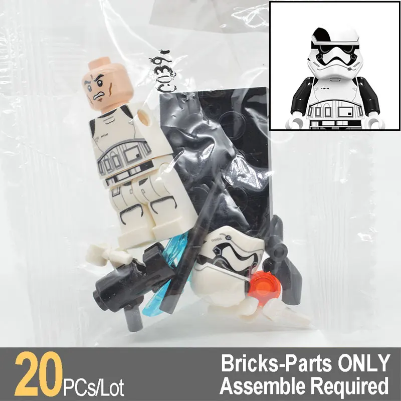 Wholesale 20pcs/lot Star Wars First Order Snowtrooper Star wars Building Blocks Bricks Toys LC039
Wholesale 20pcs/lot Star Wars First Order Snowtrooper Star wars Building Blocks Bricks Toys LC039