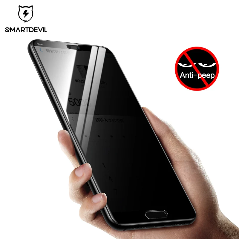 SmartDevil Anti Privacy Screen Protector for Huawei Mate 20 Pro 2.5D edge Cover Privacy Explosion-Proof Protective Tempered glas
SmartDevil Anti Privacy Screen Protector for Huawei Mate 20 Pro 2.5D edge Cover Privacy Explosion-Proof Protective Tempered glas