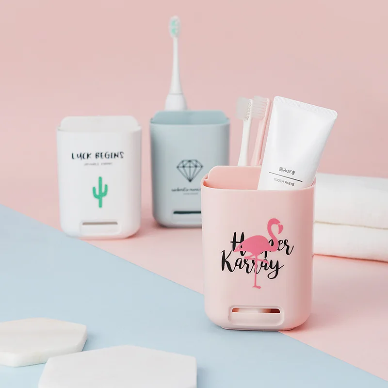 Cute Cactus Flamingo Diamond Toothbrush Holder Bathroom Tooth Brush Toothpaste Storage Rack Home Women Makeup Draining Shelf Box
Cute Cactus Flamingo Diamond Toothbrush Holder Bathroom Tooth Brush Toothpaste Storage Rack Home Women Makeup Draining Shelf Box