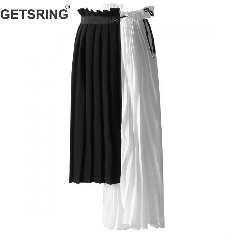 GETSRING Woman Skirt Irregular Color Matching Chiffon Patchwork Pleated Skirts Asymmetry Bandage Summer Skirts Woman 2019 Sexy
GETSRING Woman Skirt Irregular Color Matching Chiffon Patchwork Pleated Skirts Asymmetry Bandage Summer Skirts Woman 2019 Sexy