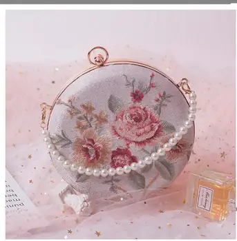 Angelatracy 2019 New Arrival Floral Flower French Style Embroidery Metal Frame Pearl Circular Bag Bags Crossbody Bag
Angelatracy 2019 New Arrival Floral Flower French Style Embroidery Metal Frame Pearl Circular Bag Bags Crossbody Bag