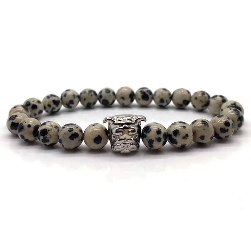 Bulldog Men Bracelet 2018 New Fashion Simple Classic Stone Beaded Charm Bracelets & Bangles For Men Jewelry Gift
Bulldog Men Bracelet 2018 New Fashion Simple Classic Stone Beaded Charm Bracelets & Bangles For Men Jewelry Gift