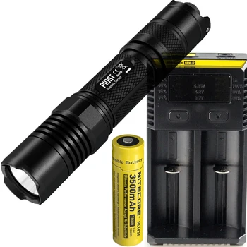 NITECORE P10GT LED Flashlight CREE XP-L HI V3 900 lumens beam throw 286 meters Torch Flashlight + 18650 3500mAh li-ion battery
NITECORE P10GT LED Flashlight CREE XP-L HI V3 900 lumens beam throw 286 meters Torch Flashlight + 18650 3500mAh li-ion battery