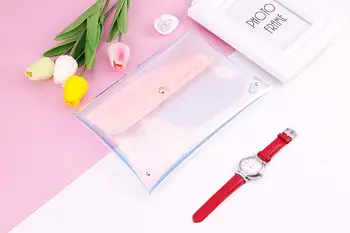 Women Bag PVC Colorful Makeup Laser Bag Lovely Purse Wallet Clear Holographic Clutch Fashion Pencil Case
Women Bag PVC Colorful Makeup Laser Bag Lovely Purse Wallet Clear Holographic Clutch Fashion Pencil Case