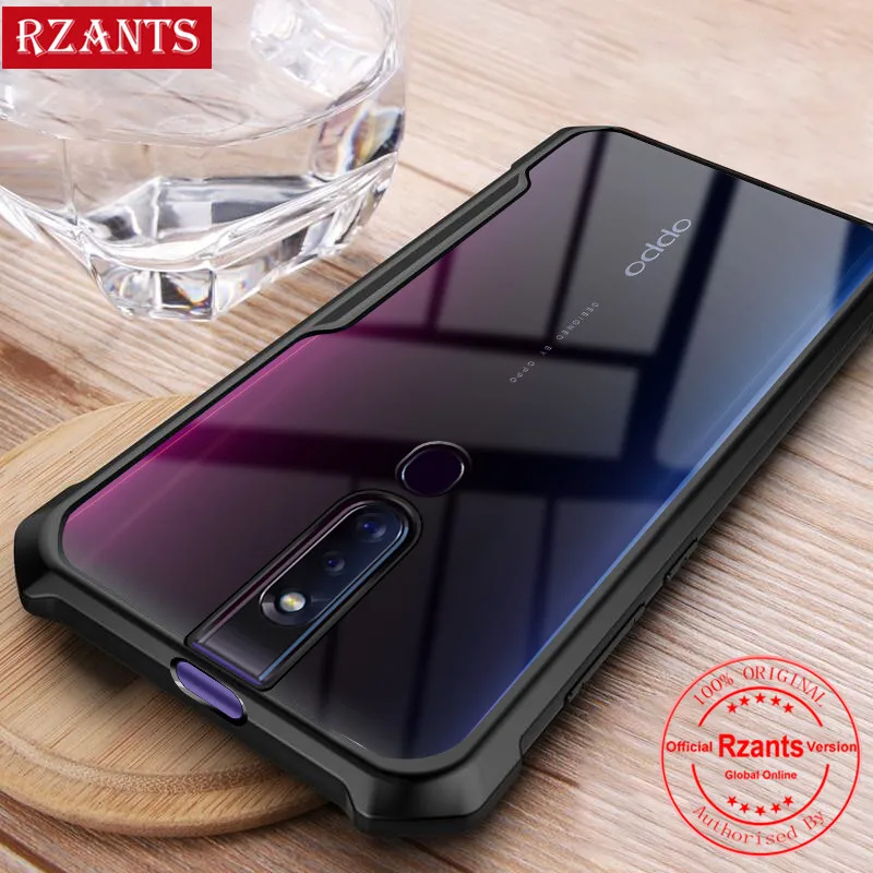 Rzants Phone Case For OPPO F11 Pro Clear Hard PC Back + Soft Edge Anti-Scratch Shockproof Thin Slim Cover For OPPO F11 Pro
Rzants Phone Case For OPPO F11 Pro Clear Hard PC Back + Soft Edge Anti-Scratch Shockproof Thin Slim Cover For OPPO F11 Pro