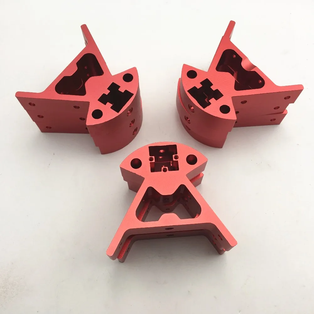 1 комплект полностью металлический угловой мини фитинг Kossel для 3D принтера RepRap