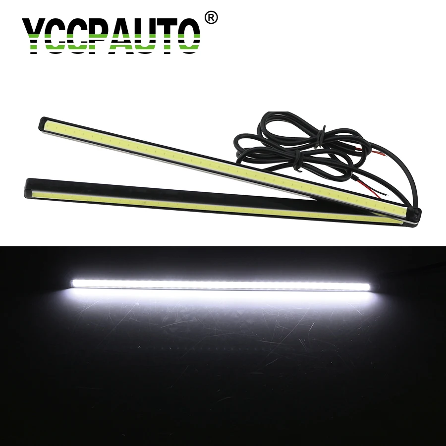 YCCPAUTO 2Pcs Car Daytime Running Light 20CM Ultra Slim COB Strip Lamps Auto DRL Fog Driving Light Xenon White 6500K 12V
YCCPAUTO 2Pcs Car Daytime Running Light 20CM Ultra Slim COB Strip Lamps Auto DRL Fog Driving Light Xenon White 6500K 12V