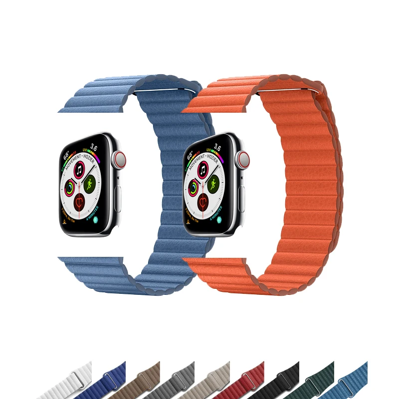 Genuine leather strap for apple watch band 44mm 42mm 38mm 40mm 4/3/2/1 belt Magnetic watchband for iwatch bracelet accessories
Genuine leather strap for apple watch band 44mm 42mm 38mm 40mm 4/3/2/1 belt Magnetic watchband for iwatch bracelet accessories