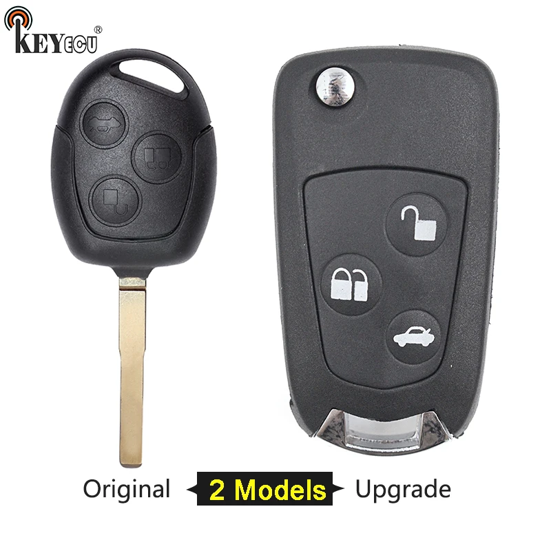 KEYECU for Ford Focus C Max S Max Galaxy Fiesta Mondeo Original/Modified Flip Remote Key Shell Case Fob 3 Button HU101 Blade
KEYECU for Ford Focus C Max S Max Galaxy Fiesta Mondeo Original/Modified Flip Remote Key Shell Case Fob 3 Button HU101 Blade