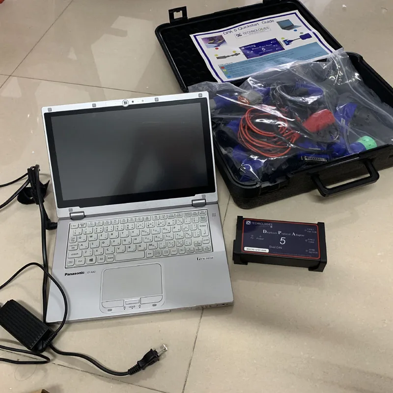 DPA5 Heavy Duty Truck Diesel Diagnostic Tool + CF-AX2 Laptop Software Installed SSD Scanner Dearborn Protocol Adapter 5 Fastship
DPA5 Heavy Duty Truck Diesel Diagnostic Tool + CF-AX2 Laptop Software Installed SSD Scanner Dearborn Protocol Adapter 5 Fastship
