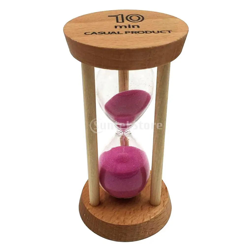 10 Min Crystal Glass Hourglass Sand Timer Clock Glass European Style Home Desk Decor Kids Toy Xmas Gift
