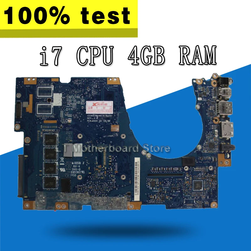 UX303LA Motherboard REV2.0 I7 CPU 4G For ASUS UX303LN UX303L UX303LNB Laptop motherboard UX303LA Mainboard UX303LA Motherboard
UX303LA Motherboard REV2.0 I7 CPU 4G For ASUS UX303LN UX303L UX303LNB Laptop motherboard UX303LA Mainboard UX303LA Motherboard