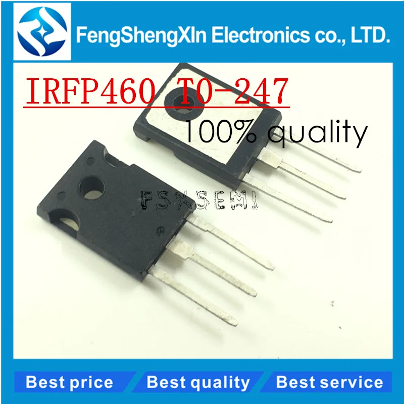 10pcs/lot IRFP460 IRFP460PBF IRFP460A IRFP460LC N-Channel Power MOSFET Transistor TO-247
10pcs/lot IRFP460 IRFP460PBF IRFP460A IRFP460LC N-Channel Power MOSFET Transistor TO-247
