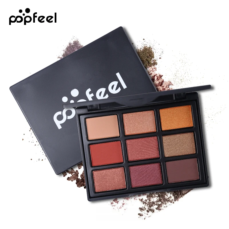 Popfeel Brand 9 Colors Eyeshadow Makeup Palette Nude Shimmer Matte Pigmented Smokey Eye Shadow Powder Long Lasting Cosmeics
Popfeel Brand 9 Colors Eyeshadow Makeup Palette Nude Shimmer Matte Pigmented Smokey Eye Shadow Powder Long Lasting Cosmeics