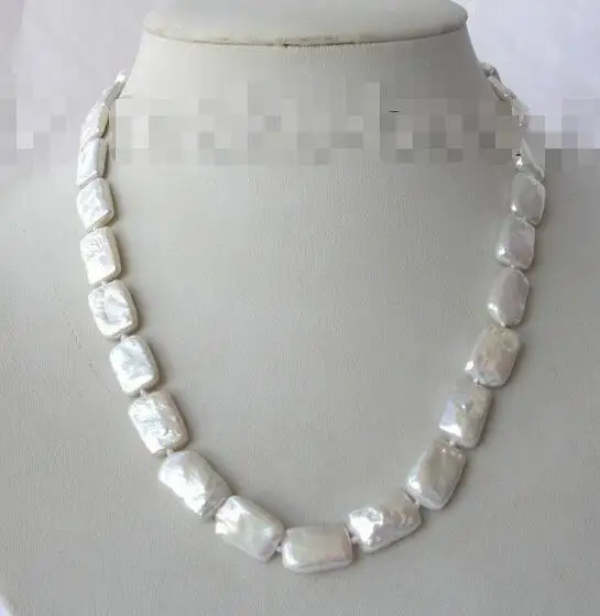 Free shipping hot sale Women Bridal Wedding Jewelry >>stunning big 15mm baroque white freshwater cultured pearl necklace h604
Free shipping hot sale Women Bridal Wedding Jewelry >>stunning big 15mm baroque white freshwater cultured pearl necklace h604
