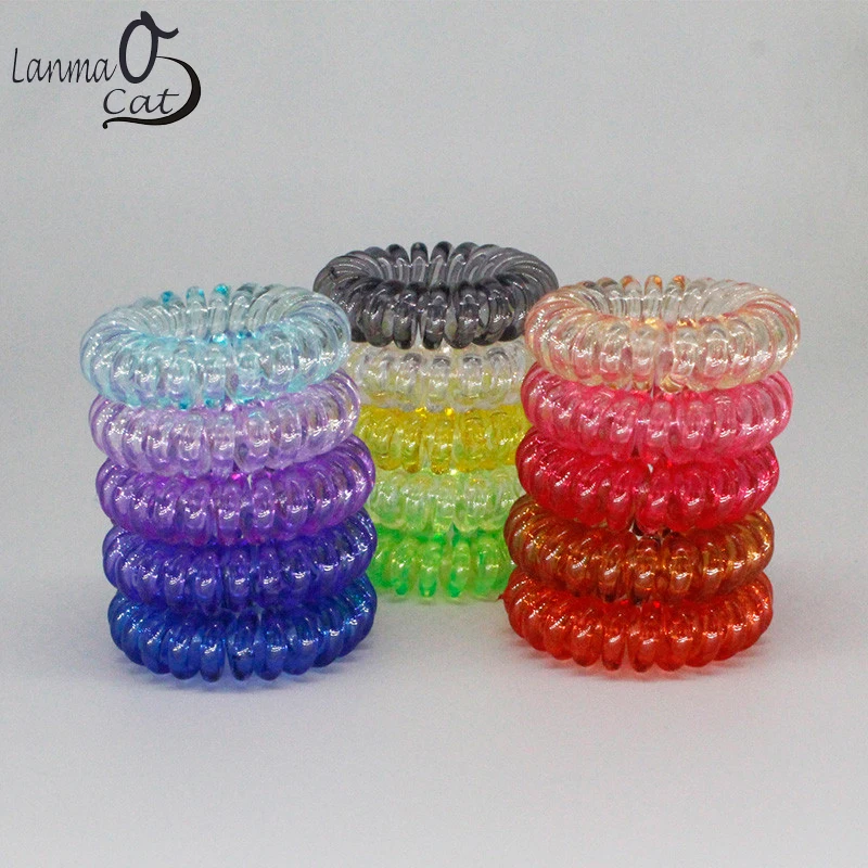 (12pcs) High Quality Hair Scrunchie Transparent Telephone Wire Elastic Hairbands for Children in Small Size 15 Colors available
(12pcs) High Quality Hair Scrunchie Transparent Telephone Wire Elastic Hairbands for Children in Small Size 15 Colors available