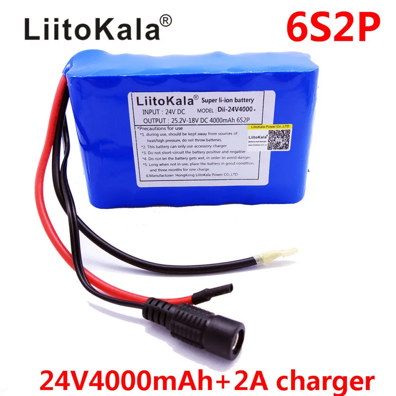 HK LiitoKala 24V 4Ah Battery Pack 25.2V 4000mAh 18650 Battery Rechargeable Battery Mini 2Portable Charger For LED/Lamp/Camera
HK LiitoKala 24V 4Ah Battery Pack 25.2V 4000mAh 18650 Battery Rechargeable Battery Mini 2Portable Charger For LED/Lamp/Camera