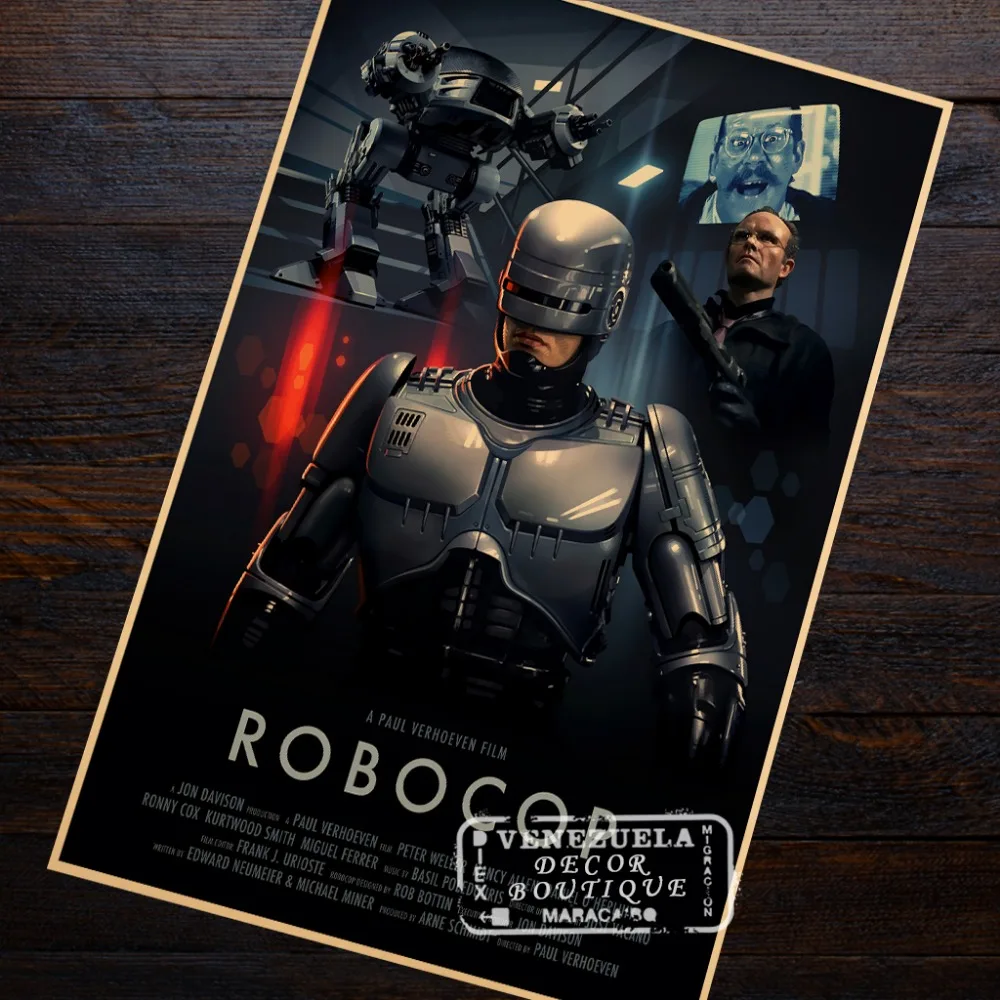 Sci-Fi Science Robocop Classic Retro Vintage Kraft Decorative DIY Wall Sticker Canvas Painting Home Bar Posters Decoration Gift
Sci-Fi Science Robocop Classic Retro Vintage Kraft Decorative DIY Wall Sticker Canvas Painting Home Bar Posters Decoration Gift