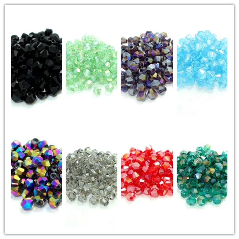 Wholesale a lot 4mm 1000pcs Bicone 5301 crystals beads Loose Spacer Bead for DIY Jewelry Making 
Wholesale a lot 4mm 1000pcs Bicone 5301 crystals beads Loose Spacer Bead for DIY Jewelry Making