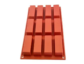 12 Cavities Rectangle Silicone Oven Handmade Soap Molds Soap DIY Molds Chocolate Mold
12 Cavities Rectangle Silicone Oven Handmade Soap Molds Soap DIY Molds Chocolate Mold