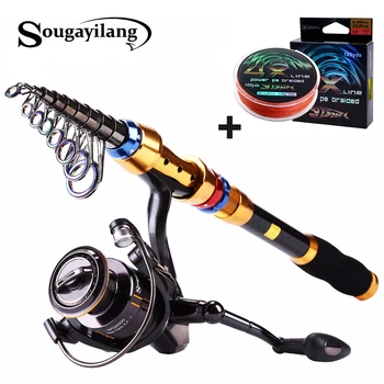 Sougayilang 1.8- 3.0m Fishing Rod and 14BB Metal Fishing Reel Set Telescopic Fishing Rod Spinning Fishing Reel Combo de pesca
Sougayilang 1.8- 3.0m Fishing Rod and 14BB Metal Fishing Reel Set Telescopic Fishing Rod Spinning Fishing Reel Combo de pesca
