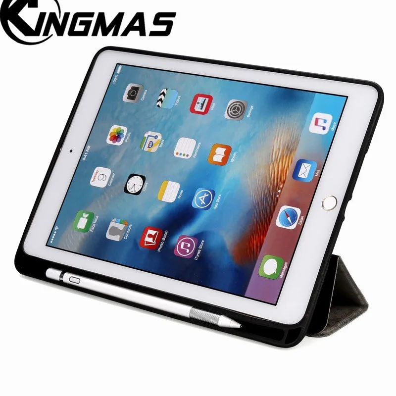 Ultra Slim Case For Ipad 9.7 2017 2018 A1822/A1893 Pencil Slot Holder Auto sleep wake Stand Cover For Ipad 2018 2017 Funda Case
Ultra Slim Case For Ipad 9.7 2017 2018 A1822/A1893 Pencil Slot Holder Auto sleep wake Stand Cover For Ipad 2018 2017 Funda Case