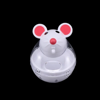 1 Pcs New Creative Design Mouse Shape Cat Toy Cat Food Dispenser Bowls For Animals Cat Dog Leakage Rolling Feeder Pink/White
1 Pcs New Creative Design Mouse Shape Cat Toy Cat Food Dispenser Bowls For Animals Cat Dog Leakage Rolling Feeder Pink/White