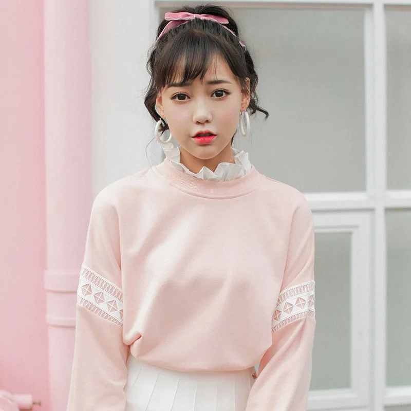 Female Korean Kawaii Pullover Sweatshirt For Women Fleece Plus Velvet Thick Pullover Japanese Funny Ulzzang Punk Cute Svitshot
Female Korean Kawaii Pullover Sweatshirt For Women Fleece Plus Velvet Thick Pullover Japanese Funny Ulzzang Punk Cute Svitshot