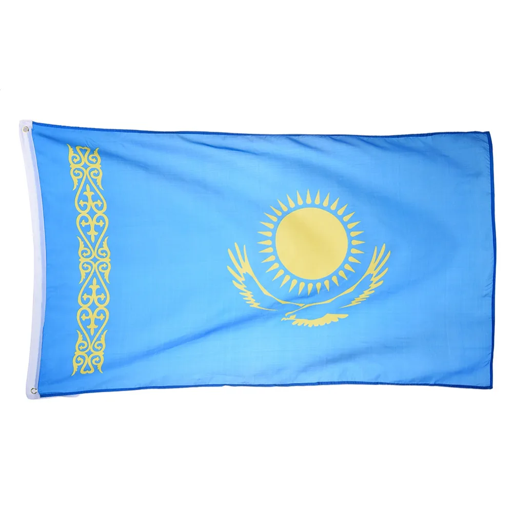 90*150cm Kazakhstan National Flag Polyester Flag Banner for Festival Home Decoration
90*150cm Kazakhstan National Flag Polyester Flag Banner for Festival Home Decoration