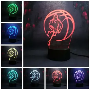 Exciting Sport Basketball RGB Led Bulb 3D Night Light Multicolor Visual Change Kid Teen Desk Lamp Home Decor Boy Illusion Gift
Exciting Sport Basketball RGB Led Bulb 3D Night Light Multicolor Visual Change Kid Teen Desk Lamp Home Decor Boy Illusion Gift