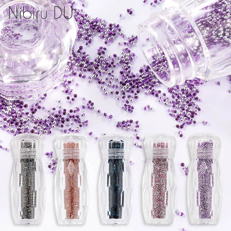 1 Bottle Gradient Colorful Crystal Gravel Sand Beads Micro Strass Nail Art Glass Caviar Beads 3D Nail Decorations
1 Bottle Gradient Colorful Crystal Gravel Sand Beads Micro Strass Nail Art Glass Caviar Beads 3D Nail Decorations