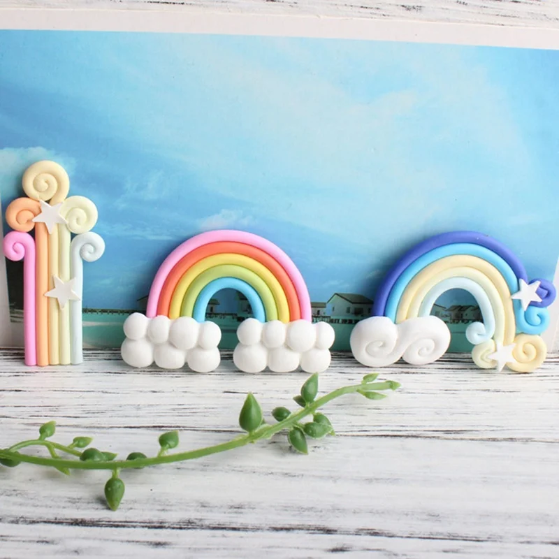 Cute Cartoon Kids Fashion Rainbow Soft Clay Refrigerator Fridge Magnets Souvenir Magnetic Sticker
Cute Cartoon Kids Fashion Rainbow Soft Clay Refrigerator Fridge Magnets Souvenir Magnetic Sticker