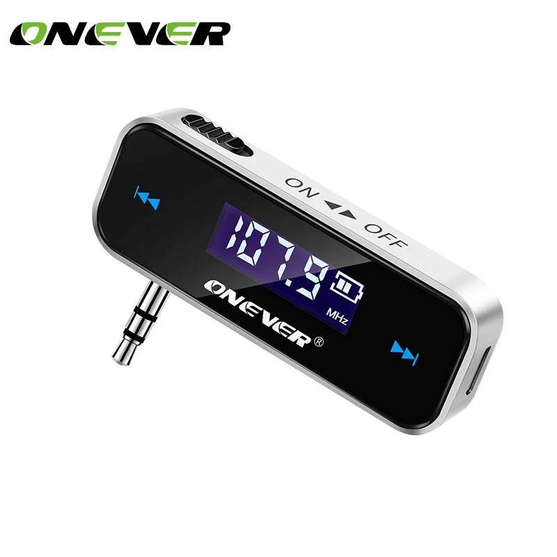 Onever Wireless FM Transmitter 3.5mm In-car Music Audio FM Modulator For iPhone 4 5 6 6S Plus Samsung iPad Car MP3 Transmitter
Onever Wireless FM Transmitter 3.5mm In-car Music Audio FM Modulator For iPhone 4 5 6 6S Plus Samsung iPad Car MP3 Transmitter