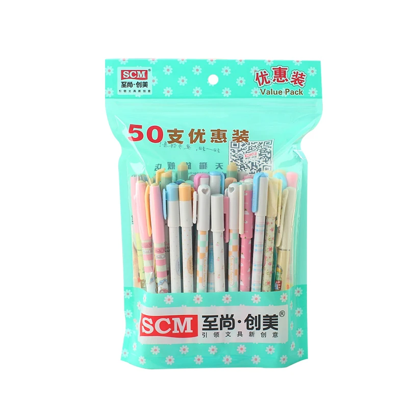 50pcs/lot SCM Korea Creative Cute Black Blue Red Refills Gel Pen School Office Supplies Stationary Liquid Ink Free Shipping
50pcs/lot SCM Korea Creative Cute Black Blue Red Refills Gel Pen School Office Supplies Stationary Liquid Ink Free Shipping