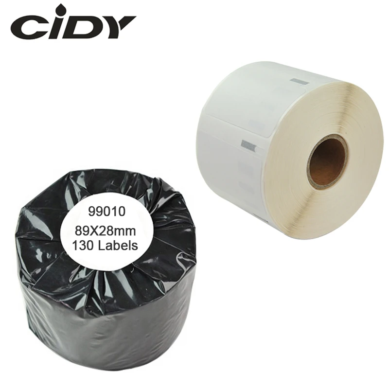 CIDY 1 Rolls Dymo Compatible LW 99010 Label 28mm*89mm 130 lables for LabelWriter 400 450 450Turbo Printer Seiko SLP 440 450
CIDY 1 Rolls Dymo Compatible LW 99010 Label 28mm*89mm 130 lables for LabelWriter 400 450 450Turbo Printer Seiko SLP 440 450