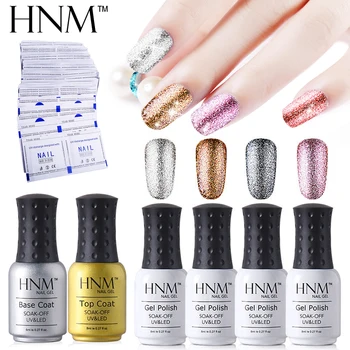 HNM 7pcs/lot 8ML 4pcs Bling Glitter Gel Nail Polish Set 1 Top Base Coat Primer Gel UV Gel Polish Set Hybrid Varnish Lucky Gellak
HNM 7pcs/lot 8ML 4pcs Bling Glitter Gel Nail Polish Set 1 Top Base Coat Primer Gel UV Gel Polish Set Hybrid Varnish Lucky Gellak