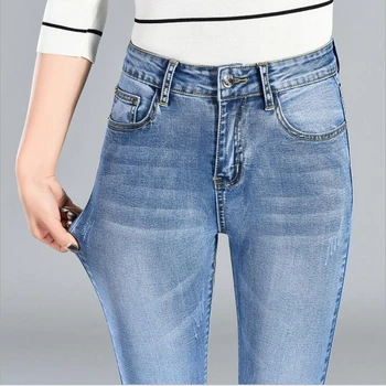 CUHAKCI Casual Jeans Women Trousers Summer Hot Sale Pencil Pants High Waist Pocket Slim Plus Size Jeans Elastic Skinny Stretch
CUHAKCI Casual Jeans Women Trousers Summer Hot Sale Pencil Pants High Waist Pocket Slim Plus Size Jeans Elastic Skinny Stretch