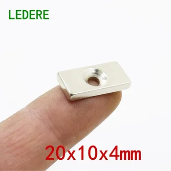LEDERE 10pcs NdFeB Fix Magnet 20x10x4 mm with M4 Screw Countersunk Hole Block N42 Neodymium Rare Magnet 20*10*4-4
LEDERE 10pcs NdFeB Fix Magnet 20x10x4 mm with M4 Screw Countersunk Hole Block N42 Neodymium Rare Magnet 20*10*4-4