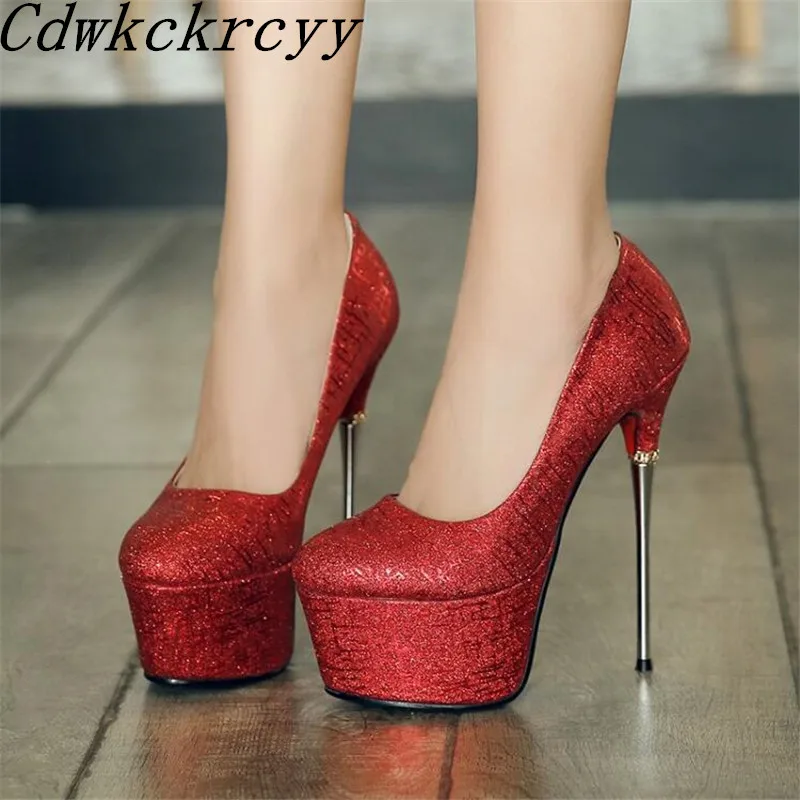 Spring Autumn New pattern Europe and America fashion Super high heel 16CM Women Shoes gules white black sexy banquet Women Shoes
Spring Autumn New pattern Europe and America fashion Super high heel 16CM Women Shoes gules white black sexy banquet Women Shoes