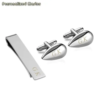 Personalized Master Free Engraving Custom 3pcs Stainless Steel Cufflinks Tie Clip Bar Set for Mens Shirt Business Wedding Gift
Personalized Master Free Engraving Custom 3pcs Stainless Steel Cufflinks Tie Clip Bar Set for Mens Shirt Business Wedding Gift