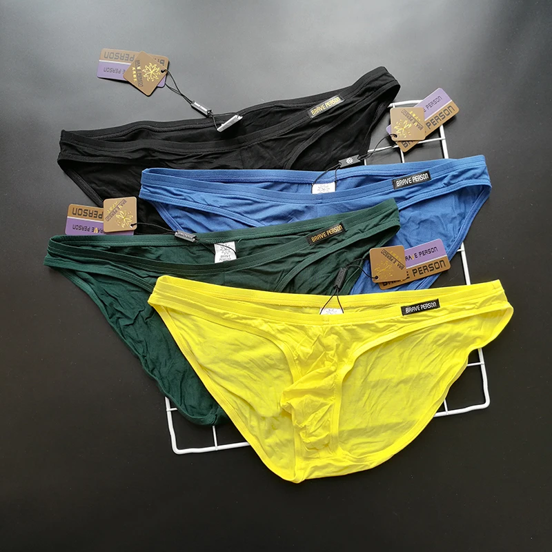 4Pcs/lot Pack Brave Person Briefs Men Low Rise Sexy U convex Pouch Soft Brief Underwear Mens Stretch Breathable Briefs 1112D
4Pcs/lot Pack Brave Person Briefs Men Low Rise Sexy U convex Pouch Soft Brief Underwear Mens Stretch Breathable Briefs 1112D