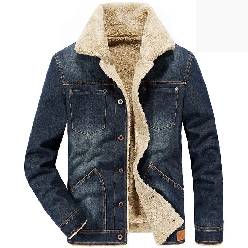 AFS JEEP Winter Jacket Men Denim Jacket Men Fleece Coat Thick Warm Winter Coat Men Military Jackets Chaqueta Hombre Asian Size
AFS JEEP Winter Jacket Men Denim Jacket Men Fleece Coat Thick Warm Winter Coat Men Military Jackets Chaqueta Hombre Asian Size