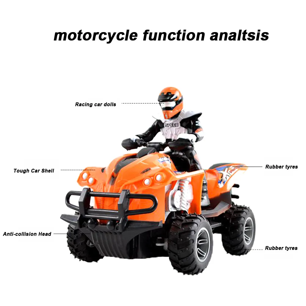 Anti Collision Fun Racing Children Boys RC Motorcycle High Speed Electric Toy Gift Quad Bike Rechargeable Simulated Driving
Anti Collision Fun Racing Children Boys RC Motorcycle High Speed Electric Toy Gift Quad Bike Rechargeable Simulated Driving