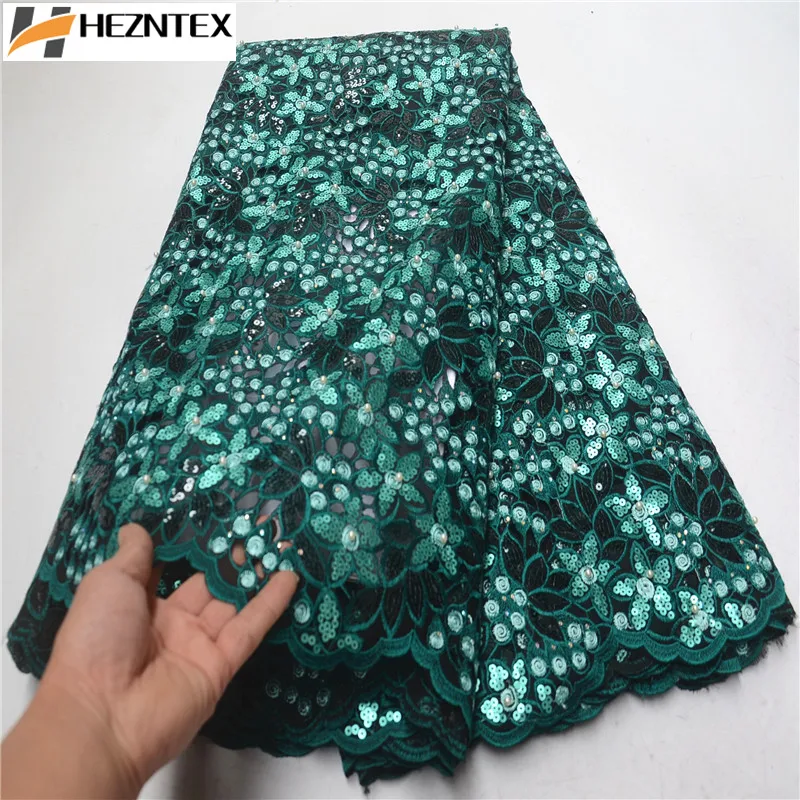 2019 Latest Nigerian Organza Lace Fabrics High Quality African Sequins Laces Fabric French Tulle Laces In Dark Green PSA638-1
2019 Latest Nigerian Organza Lace Fabrics High Quality African Sequins Laces Fabric French Tulle Laces In Dark Green PSA638-1