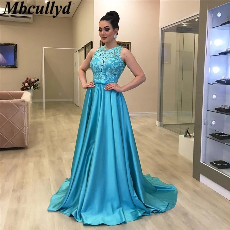 Mbcullyd African Long Prom Dresses 2019 Sheer Blue Lace Appliques Girls Party Gowns Cheap Plus Size Formal vestidos de festa
Mbcullyd African Long Prom Dresses 2019 Sheer Blue Lace Appliques Girls Party Gowns Cheap Plus Size Formal vestidos de festa