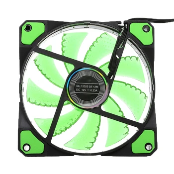 15 LED 120mm Computer PC Case Cooling Fan 12V With Rubber Quiet Molex Connector 3/4Pin Plug Fans Cooler Ultra Silent
15 LED 120mm Computer PC Case Cooling Fan 12V With Rubber Quiet Molex Connector 3/4Pin Plug Fans Cooler Ultra Silent