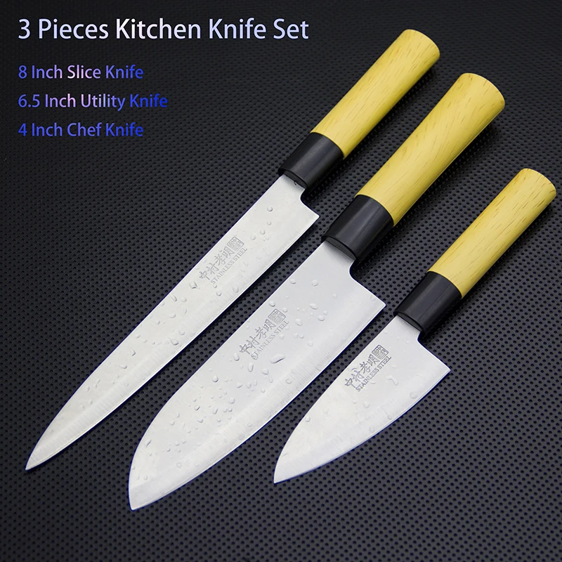 3 Pieces Santoku Chef Knife Set 420SS Blade Stainless Steel Kitchen Knife Set Household Tools Chef's knives Kitchen Tools
3 Pieces Santoku Chef Knife Set 420SS Blade Stainless Steel Kitchen Knife Set Household Tools Chef's knives Kitchen Tools